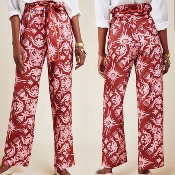 Scotch & Soda Pants - Scotch & Soda Women's Les Tropiques Wide Leg Pants